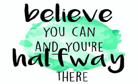 Believing is positive thinking